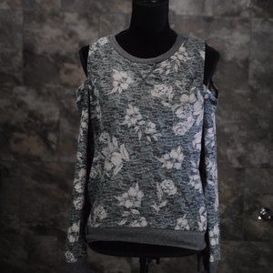 about a girl cold shoulder long sleeve